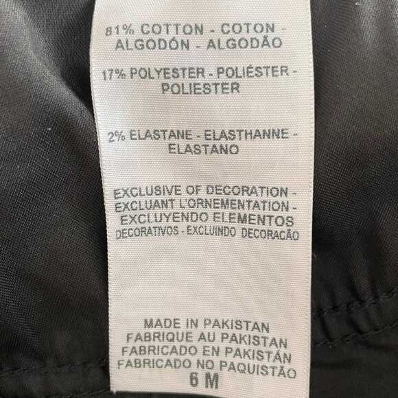 Signature by Levi Strauss & Co. Modern Straight 5 Pocket M Rise Jeans Black Sz 6 - Picture 9 of 16